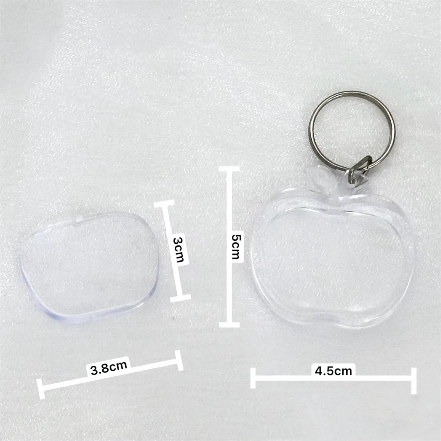 

1 шт. INS простая прозрачная акриловая 1-дюймовая фоторамка корейский Kpop Idol 1-дюймовая фотокарточка защитный дисплей брелок сумка подвеска