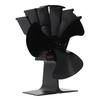 Wood Stove Fan Heat Powered 3 Blade Silent High Temperature Resistance Fireplace Stove Fan for Wood