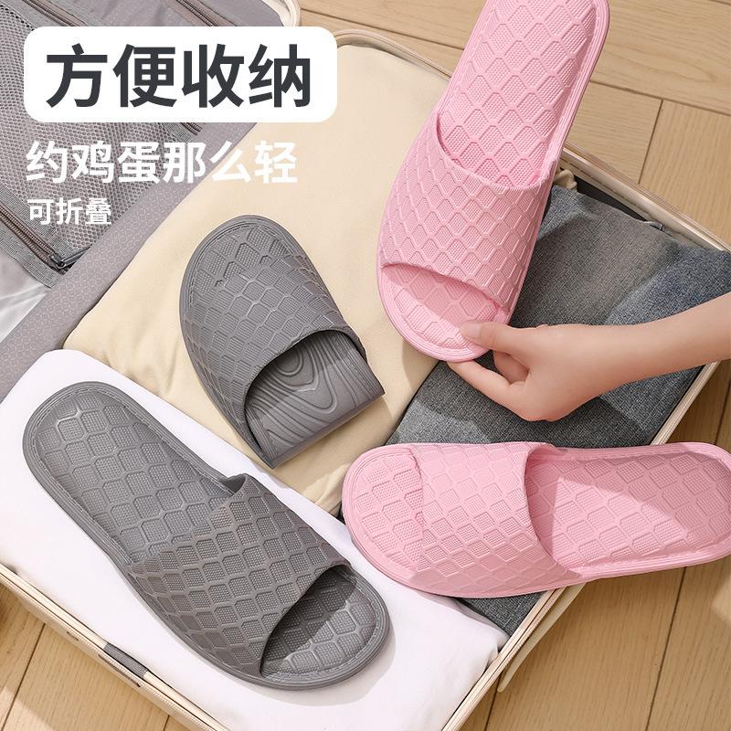 Ultra-light Portable Quick-drying Folding EVA Sandals Beach Non-slip Swimming Home Hotel Slippers