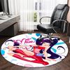 1pc Winx Club  Carpet, Round Rug, Comfortable, Suitable for Entryways, Living Rooms, Office, And Bedrooms, Christmas Decoration
