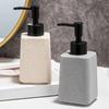 Set of 3 Ceramic Soap Dispenser Set Including Storage Tray and Toothbrush Cup for Bathroom Countertop Decoration