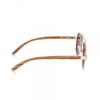 Earth Wood Kotor Polarized Sunglasses Dark Brown Black
