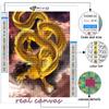5D Diamond Painting Full Diamond Chinese Dragon Diamond Painting Handmade Diy Diamond Mosaic Painting Home Decoration