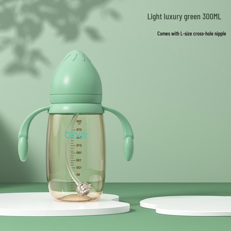 Babixiang Wide-Mouth PPSU Baby Bottle, Anti-Fall & Anti-Flatulence, Neutral Water Cup, Multiple Capacities
