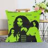 Singer CCharli Xcx Throw Pillow Covers Pattern Cushion Cover Suitable For Sofa Bedroom Car Pillow Cover