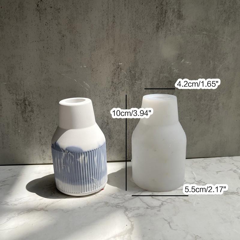 DIY Castings Moulds Small Flower Vases Mould Silicones Craft Pendants 3D Delicate Molds Flower Vases Decorations Mould
