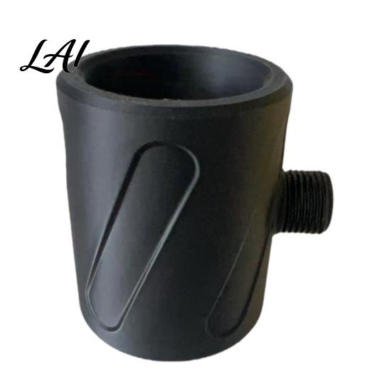 High Pressure Shower Head Handheld 3D Printed Flushing Universal Connection Cleaning Spiral чёрный