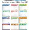 2026 Calendar,18-Month Wall Calendar Runs from Jan 2026 to Jun 2027, 11.5" x 14.7", Large Monthly Calendar with Twin-Wire Binding, Perfect for Home