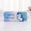 1 Piece Cute Creative Design Unicorn Pencil Case Sweet Cartoon Animal Unicorn Pencil Pouch Large Capacity Stationery Storage Bag