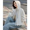 Solid Color Short Coat for Women Korean Loose Fashion Casual All-match Hooded Jacket Top