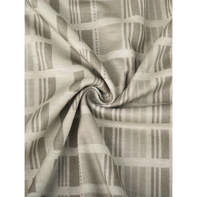 Women'S Elegant V-Neck Long Sleeve Shirt with Stand Collar and Pocket, Polyester 100% Woven Fabric, Striped Casual Top for Spring/Summer/Fall