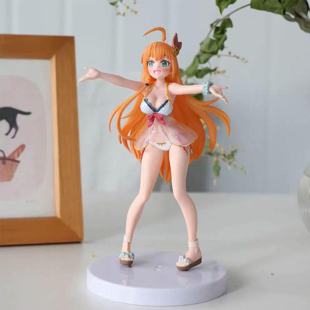 18CM Anime Game Princess Connect! Re:Dive Figure Pecorine Stand Animation Model Toys Gifts Collection Decoration Ornaments PVC