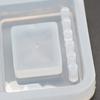 Silikonformen für Treibsand in Notizbuchform, Shaker-Harzformen, Schmuck, Schlüsselanhänger, Dekoration, Epoxidgussform, DIY-Handwerk