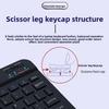 Bluetooth Keyboard and Mouse Set Compatible with iPad, Mobile Phones, Tablets, Cangjie, Russian, Spanish, Thai Wireless