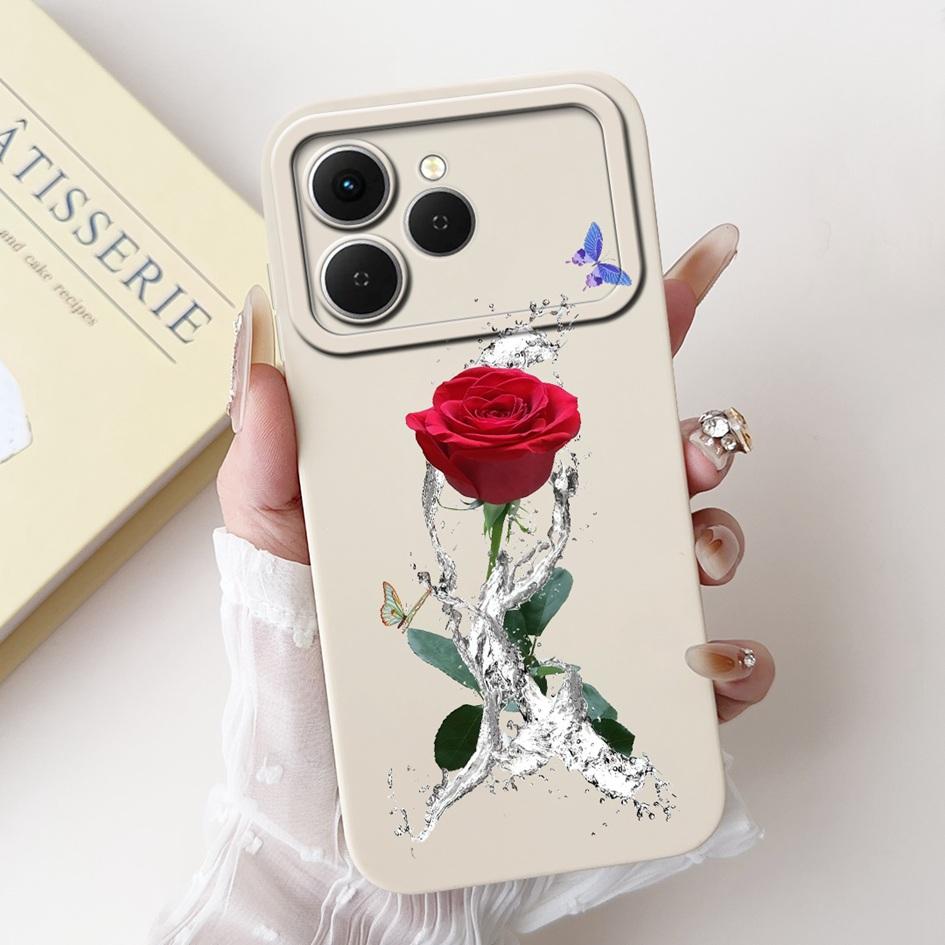 For Tecno Spark 40 Case Popular Cartoon Space Soft Silicone Camera protection Phone Cover For Tecno Spark 40C Spark40 4G Housing