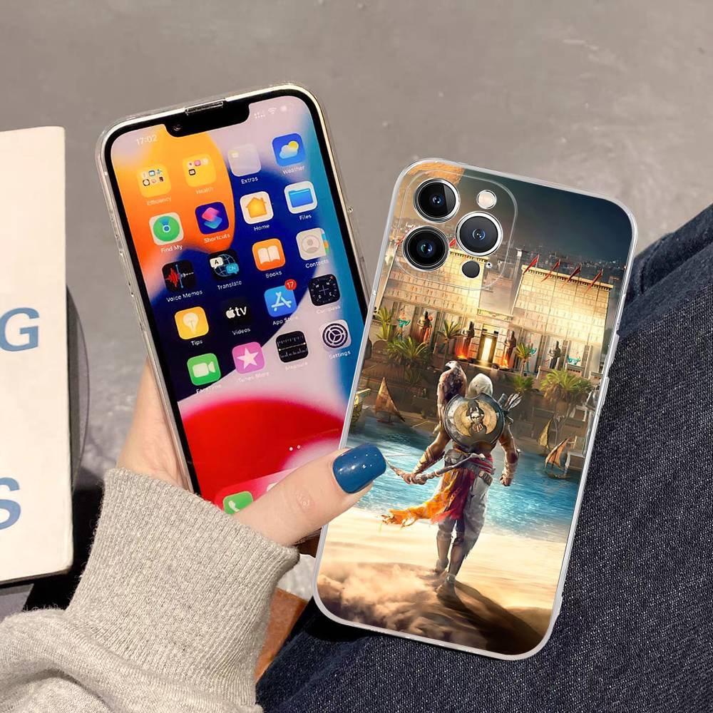 Funny A-Assassins Game C-Creed Phone Case For IPhone 17 16 15 14 13 12 11 Pro Max Plus Soft Cover Personalized DIY