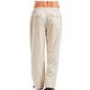 Plus Size Men's Spring and Summer Linen Pants Breathable Sweat-Absorbing Wide-Leg Long Pants Casual Solid Drawstring Trousers