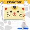 Minimalist Silk Cat Litter and Feeding Mat - Trap, Cute, Easy to Clean