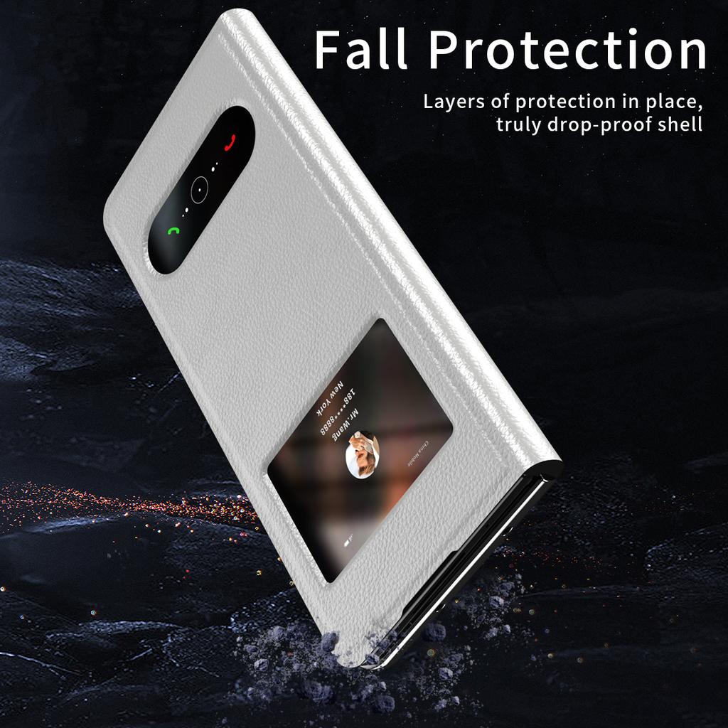 Anti -Scratch Drop Protection Business Leather Case For Samsung Galaxy Z Fold4 5g Fold 4 2 Fold2 Fold3 Fold 3 Comfortable Cover