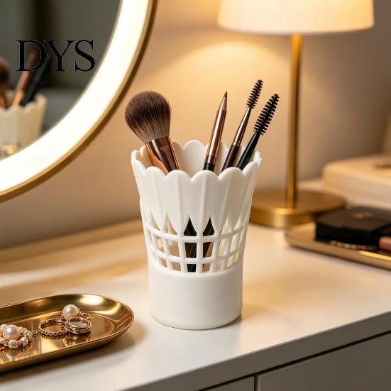 Student Desk Accessories 3D Printed Badminton Shaped Pen Holder, Creative Organizer, Aesthetic Storage Container, Small Minimalist Stationery
