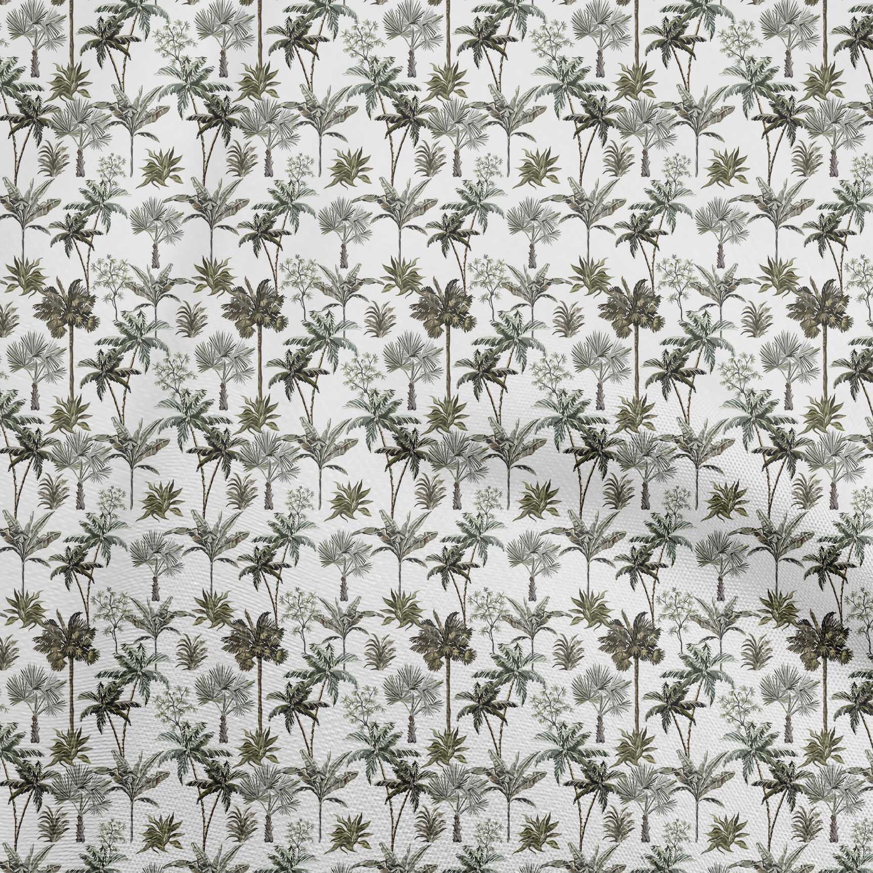 

OneOone Cotton Flex Blue Fabric Tropical Craft Projects Decor Fabric Printed By The Yard 40 дюймів 42 Inch Wide - Viscose Chiffon білий