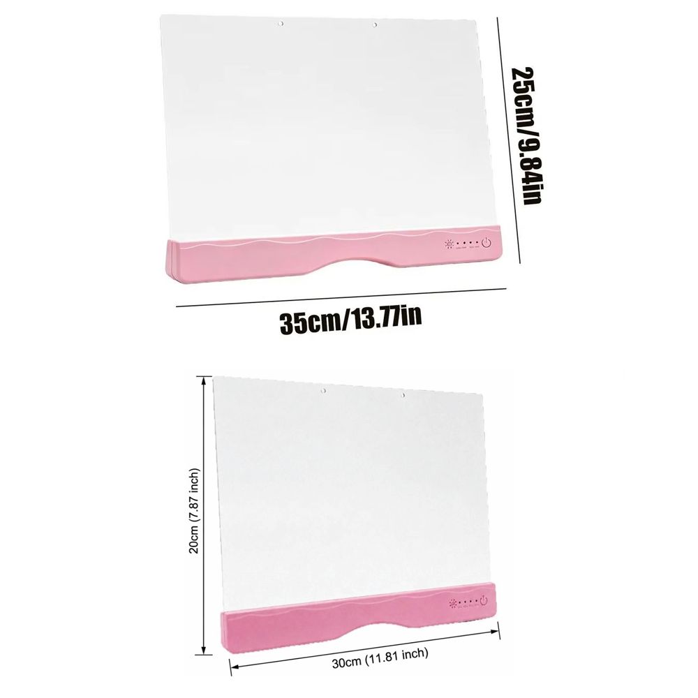 Acrylic Panel Rechargeable Acrylic Message Board Colorful Glow Drawing Board Handwriting