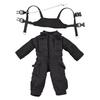 Niannyyhouse Obitsu 11 Tactical Suit Vest Bodysuit Doll Clothes 1/12 BJD Doll Clothes (Black)