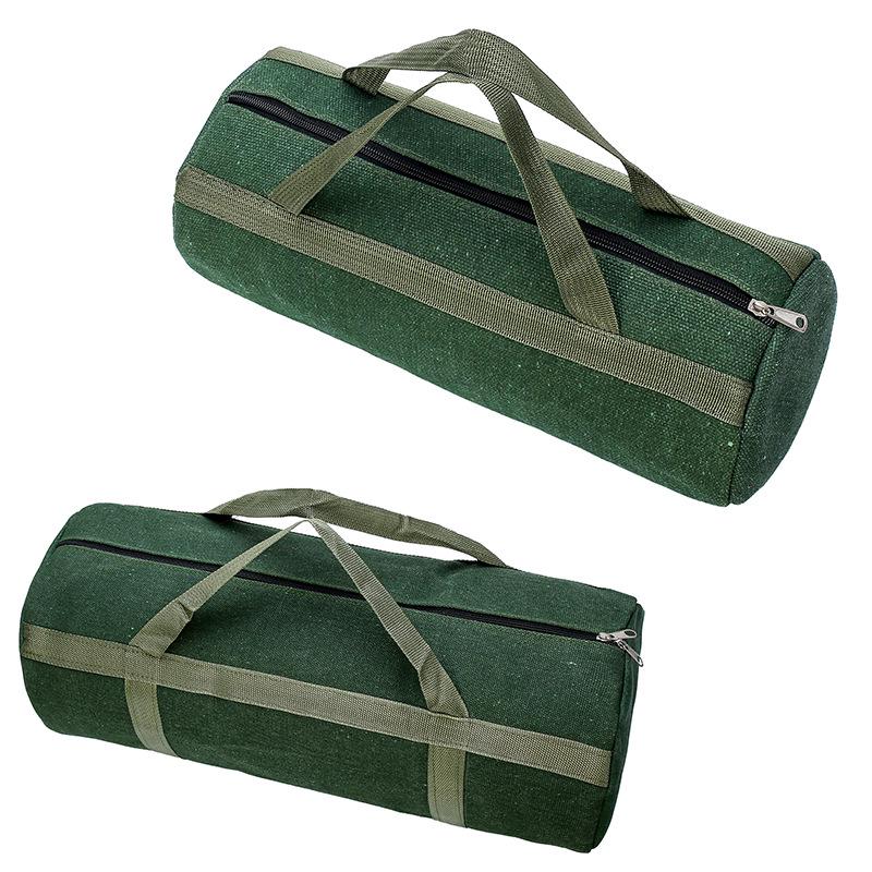 Electrician's Heavy-Duty Canvas Tool Bag - Large Capacity for Auto Repair and Hardware Storage
