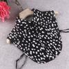 Fashion Leopard Shirt Fake Collar Removable Laple Button Down Half Shirt Detachable Collar False Collar for Woman Suits