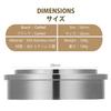 Coffee Dosing Espresso Dosing Stainless Steel Coffee Replacement Dosing Stainless Steel Ring Fits Portafilter Ring, Funnel, Ring, Ring, (Dosing -