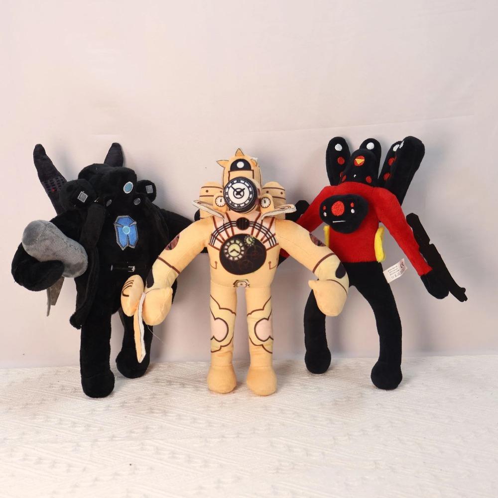 Skibidi Toilet Bosses Titan TV Man Cameraman Peluche per Fan e Amici Bellissimi Animali di Peluche Bambola Regalo di Natale