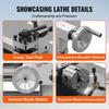 1200W Metal Lathe Metal lathe worktable 220x600 millimeters with tool holder