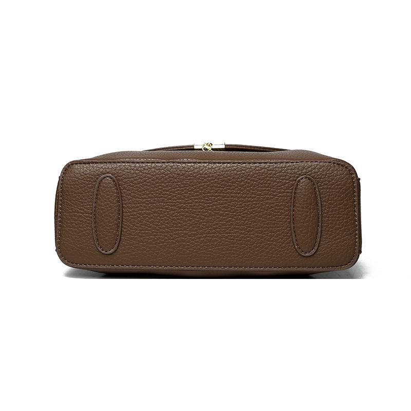 PU Muttertasche Schultertasche Umhängetasche Kleine quadratische Tasche Vintage Pendler Handtasche für Damen