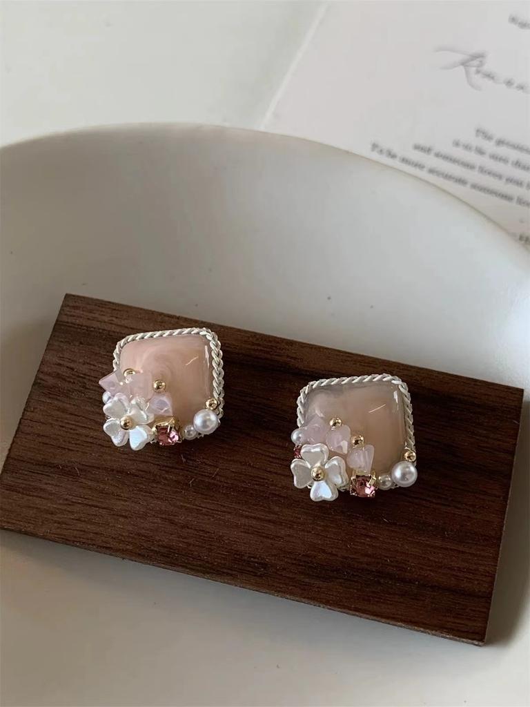 Color Dopamine Earrings, Sweet Super Fairy Temperament, Simple Personality and High Value Niche Earrings