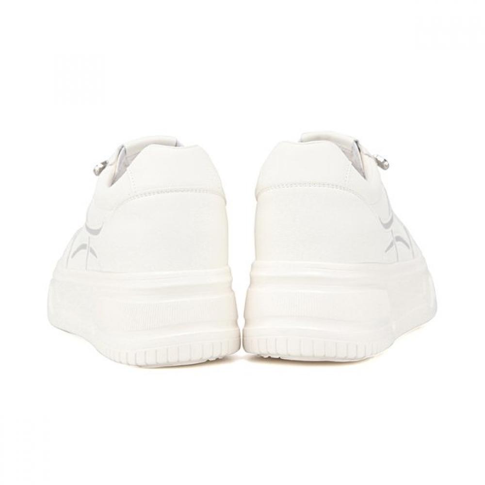 BARBARA Women Leather Height Increasing Mold Sneakers 6cm Bbj165