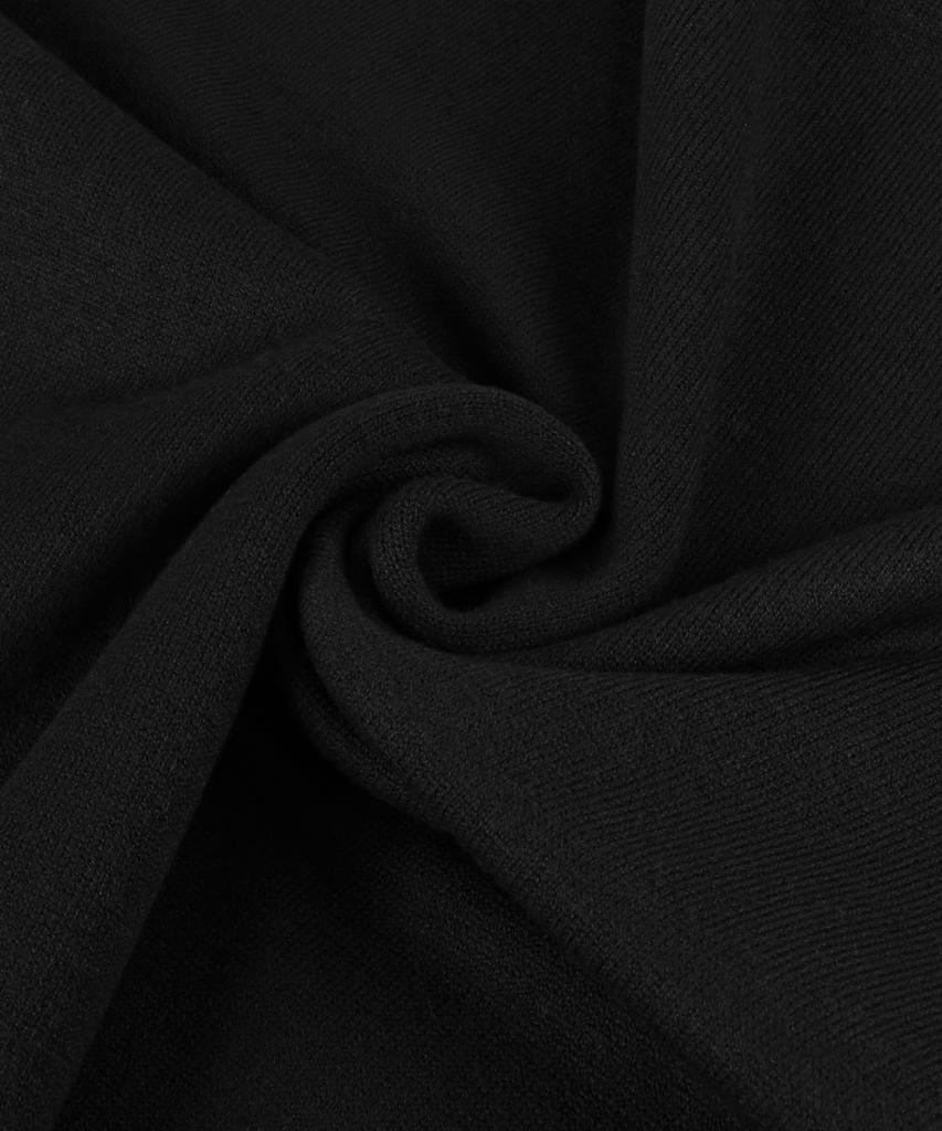 NODU Signature Flower Soft Knit [Black]