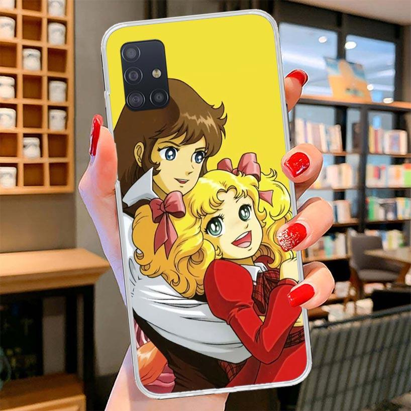 

Anime Candy Cover Phone Case For Samsung Galaxy A12 A22 A32 A52 A72 A02S Phone Case Note 20 Ultra 10 S10 Plus A51 A71 A50S A20S Samsung A30S