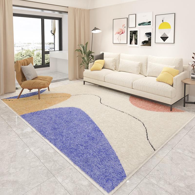

Modern Style Rugs for Bedroom Large Size Living Room Decoration Plush Carpet Home Fluffy Soft Rug Thick Washable Study Floor Mat 80*120cm