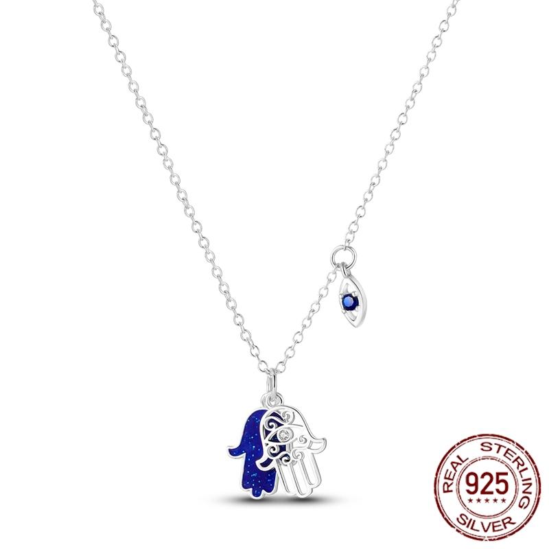 MULA Hote Heart Pendant Necklace 925 Silver Snake Neck Necklace Original Bracelet DIY Jewelry Fashion Luxury Women
