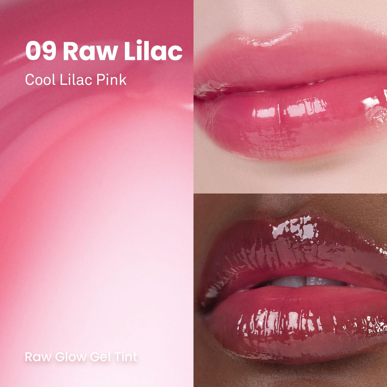 

HINCE Гель-тинт Raw Glow 4 мл 09 RAW LILAC