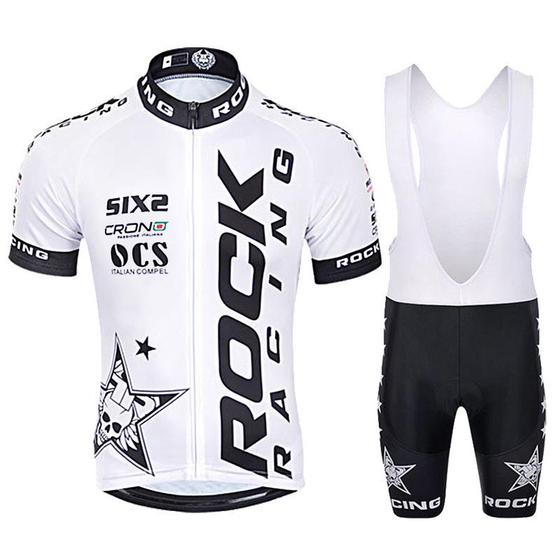 2026 Verano Transpirable Conjunto de Traje de Ciclismo de Manga Corta Conjunto de Traje de Ciclismo Pantalones de Ciclismo con Tirantes Mono de Ciclismo Transpirable que Absorbe el Sudor para Hombre