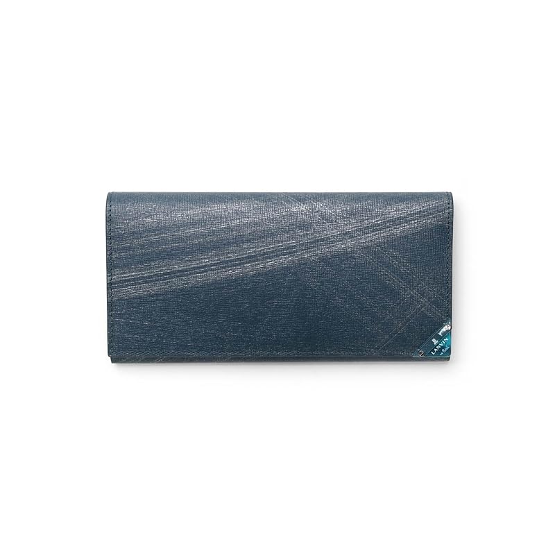 

[Lanvin on Blue] long wallet Aqua accessories men s green
