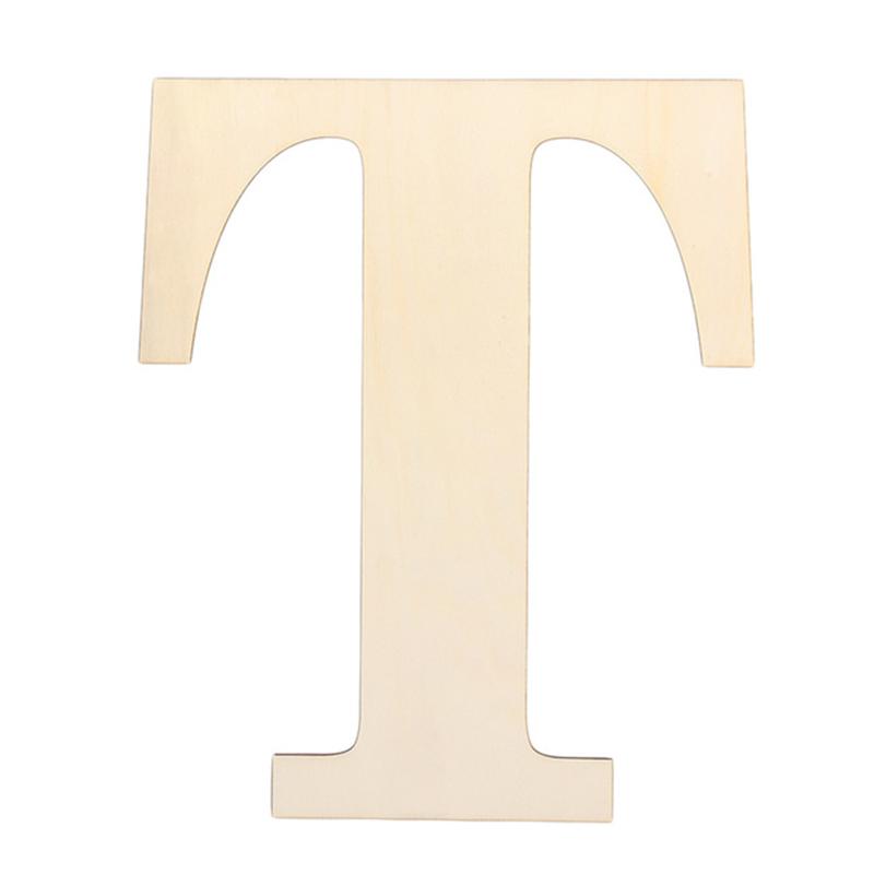 30cm Wooden Letters For Wall Decorations Crafts Nursery Kids Baby Room Alphabet Name DIY Word Wedding Party Art Home Decor