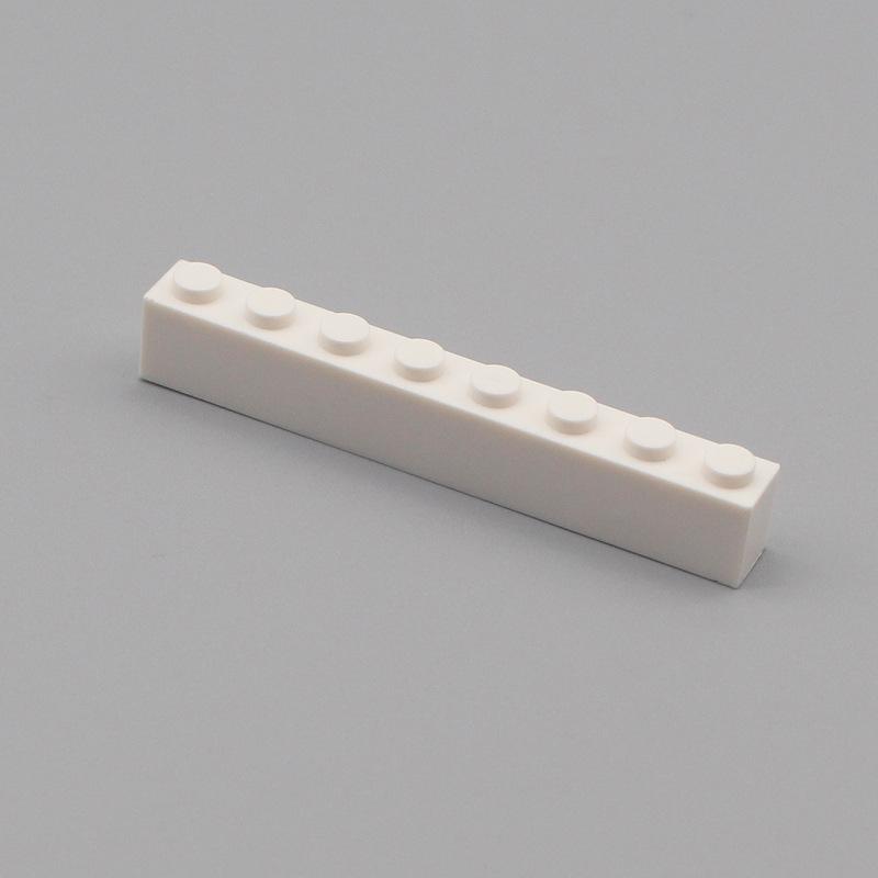 Small Particle Building Block Parts, Brick 1x8 Long Brick, Basic Accessories