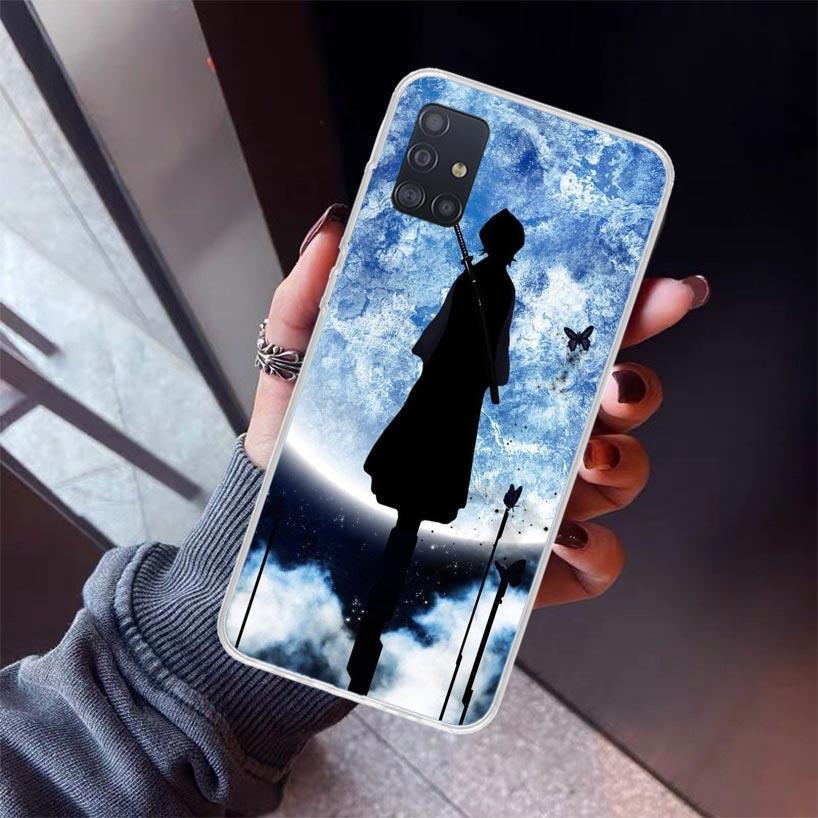 Bleach Kuchiki Rukia Phone Case For Samsung Galaxy A12 A52S A42 A32 A22 A51 A50 Note 20 Ultra 10 S10 Plus A71 A70 A31 A30 A10S G