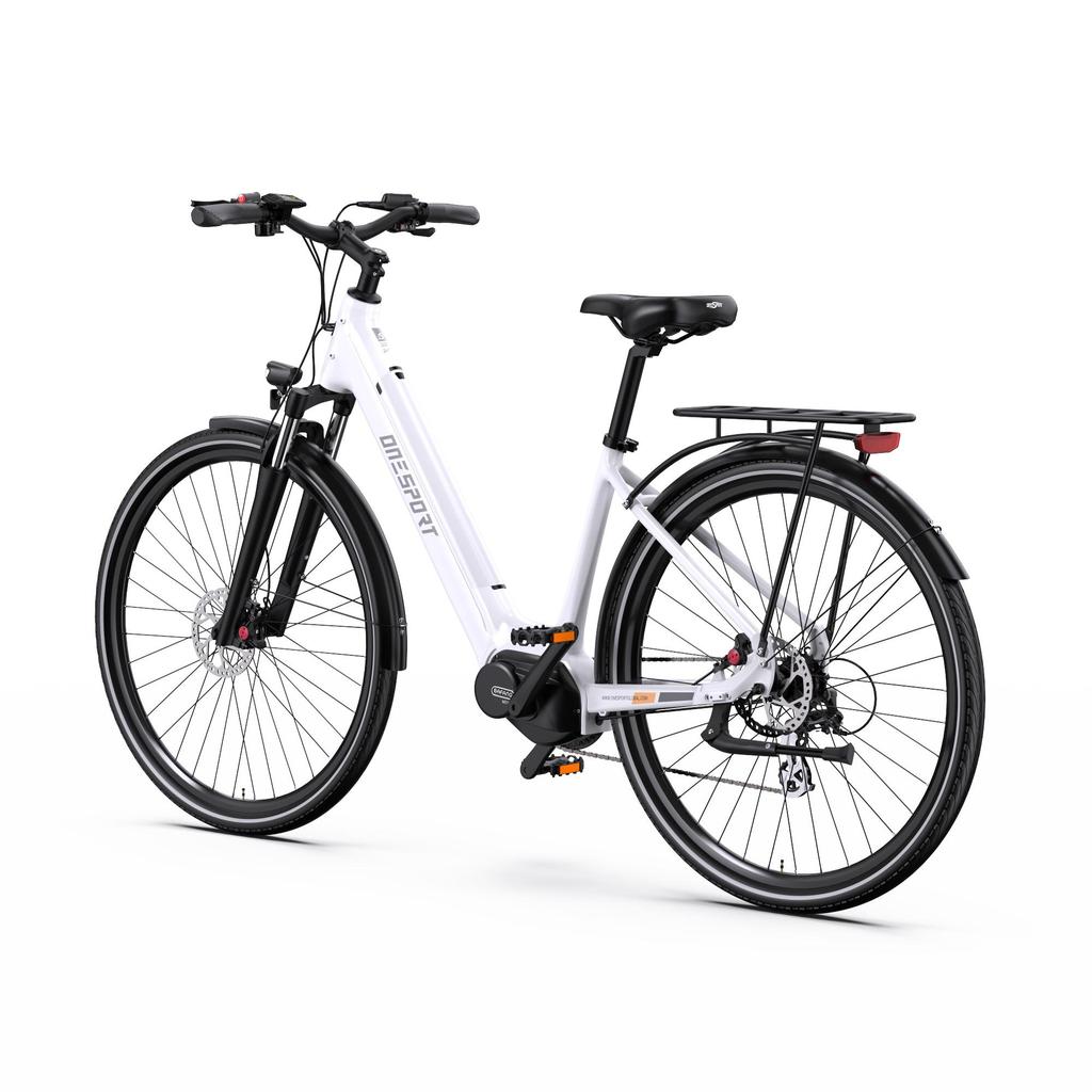 ONESPORT OT07 City Commuting Electric Bike 250W Motor 36V10.4AH Battery 28 Tires E-bike With Disc Brakes Outdoor Electric Bicycle For Adult