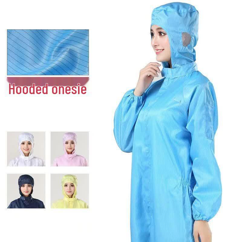 Blue Anti-Static Dust-Free Coverall
