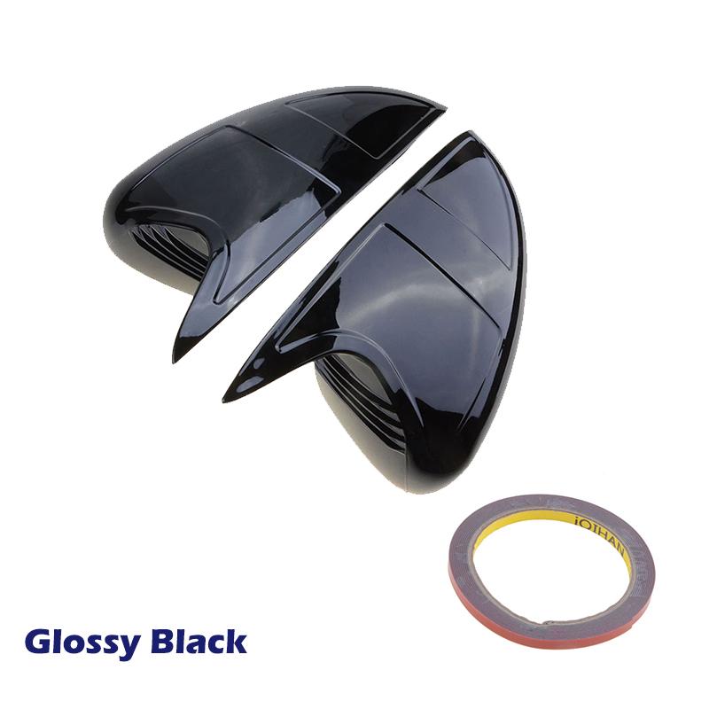 Side Mirror Sticker Cover Rearview Mirror Housing Shark Fin Pattern ABS Fit For Honda Accord 10th 2018- Car