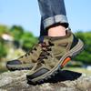 2024 New Outdoor Sports Shoes Men's Reverse Velvet Leather Low Top Hiking Shoes Comfortable Hiking Shoes Large Size Casual