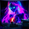 VIKAMA Anime Graffiti Art Tapestry Wall Decoration Bedroom Party Soft Texture Easy To Hang Dormitory Tapestry Home Decoration